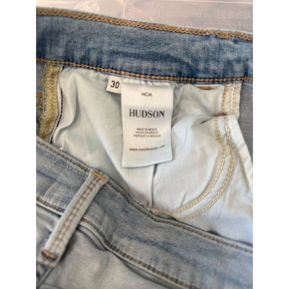 Hudson‎ Womens NOA High Rise, Straight Cropped, Light Blue Jeans Size 30 - Picture 10 of 11